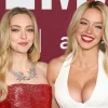 Sydney Sweeney (with cleavage) and Amanda Seyfried hit the red carpet in Hollywood.