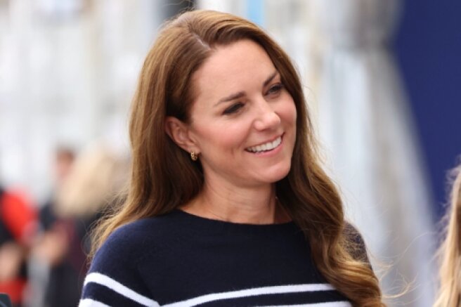 Kate Middleton took part in the sailing regatta in Plymouth