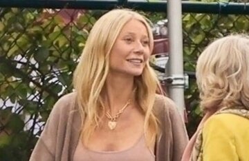 Gwyneth Paltrow with ex-husband Chris Martin, daughter Apple and other family members at son Moses' graduation