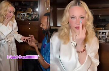 Madonna posted a video of herself wearing a ring amid engagement rumors with her 29-year-old boyfriend.