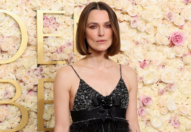 Golden Globes 2025: Keira Knightley on the Red Carpet