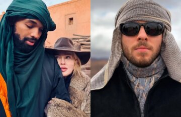 Madonna, her son with Guy Ritchie, and her young fiancé are vacationing in Morocco.