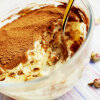 For breakfast: tiramisu-style cottage cheese dessert