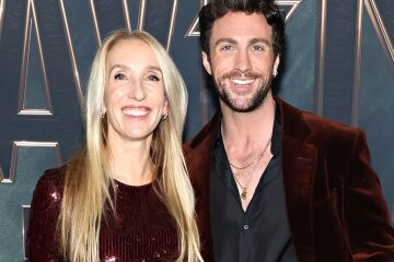 Aaron Taylor-Johnson steps out with 57-year-old wife Sam and adult stepdaughters