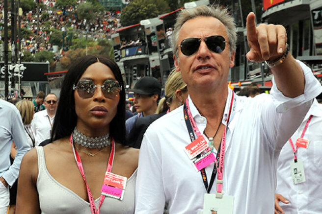 Naomi Campbell spends time with billionaire Ernesto Bertarelli