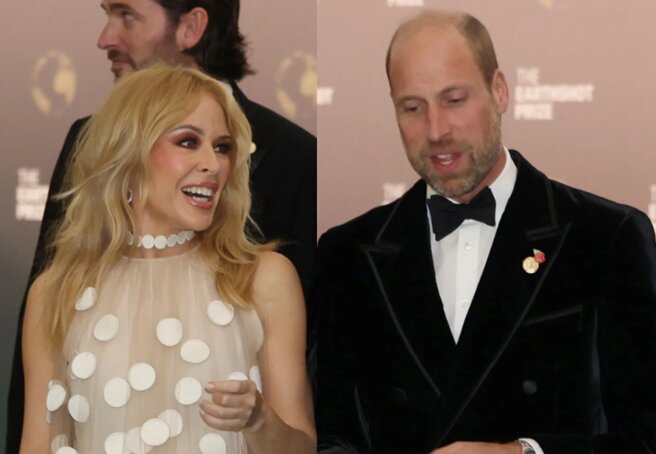 Prince William spent time in Brazil with Kylie Minogue.