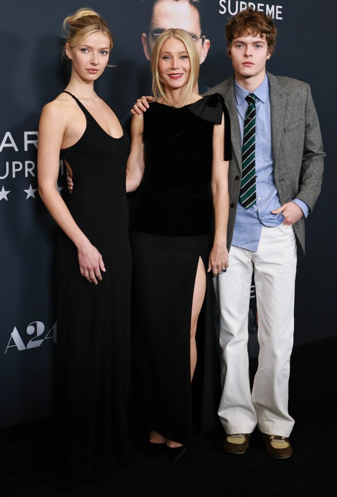 Эппл Мартин, Гвинет Пэлтроу и Мозес Мартин