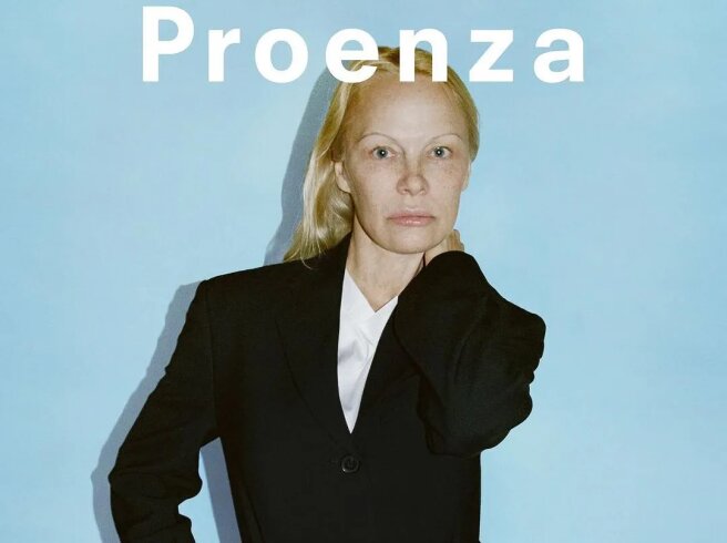 Pamela Anderson without makeup in new Proenza Schouler advertising campaign