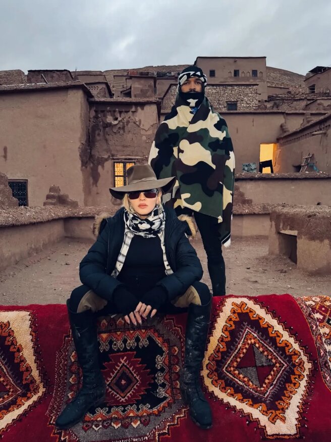 Мадонна и Аким Моррис