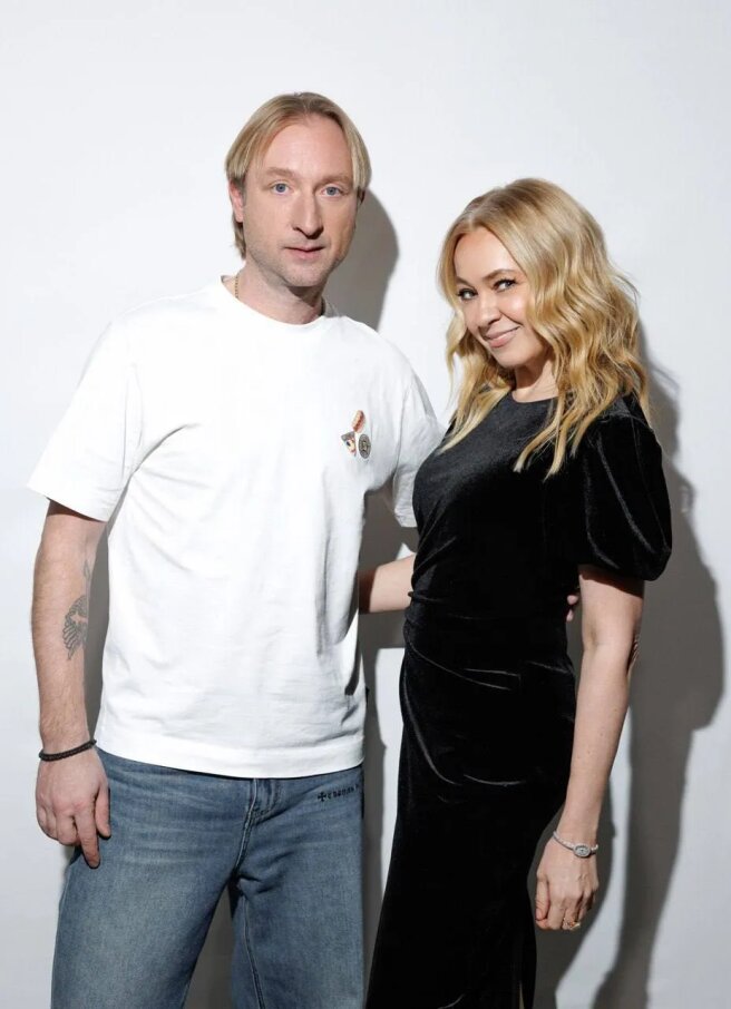 Евгений Плющенко и Яна Рудковская