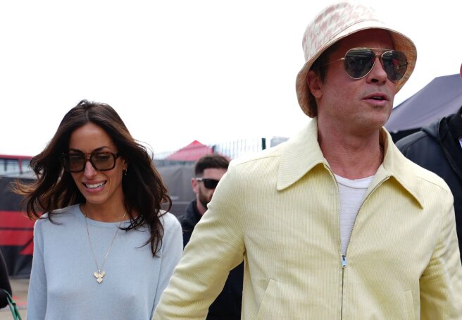 Brad Pitt makes his first official public appearance with Ines de Ramon