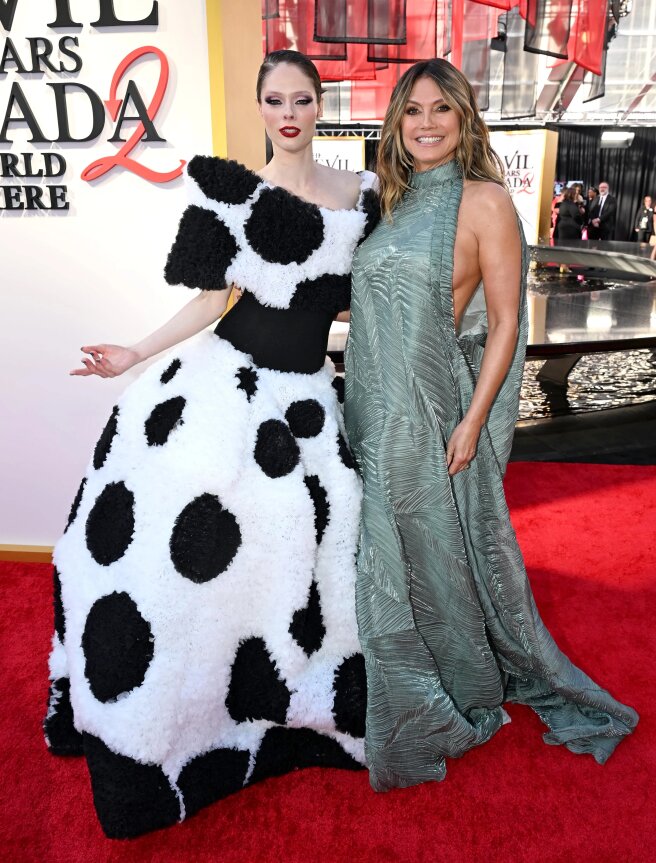 Коко Роша и Хайди Клум