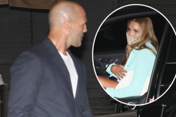 Rosie Huntington-Whiteley and Jason Statham on a date in Malibu