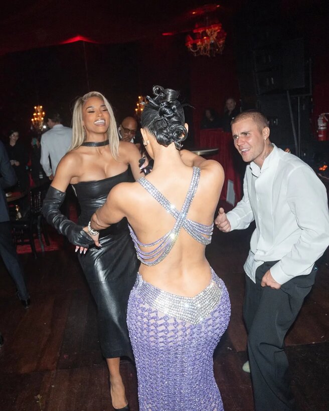 Сиара, Ким Кардашьян и Джастин Бибер