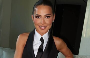 Pregnant Lerchek arrived at court with the father of her fourth child.