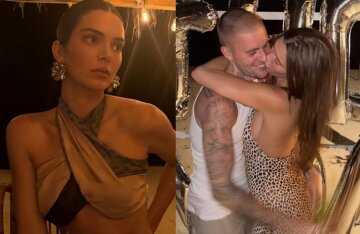 Kendall Jenner celebrated her 30th birthday on a tropical island with her sisters, Justin and Hailey Bieber.