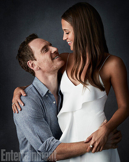 Michael Fassbender and Alicia Vikander
