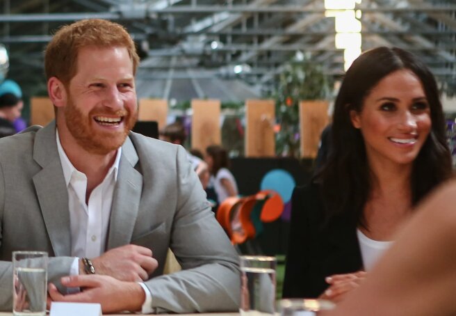 Royal Family Suspected of Cutting Meghan Markle Out of Photo with Prince Harry