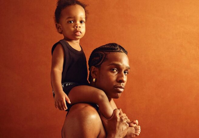 Rihanna and A$AP Rocky's Eldest Son Stars in Ad with His Father