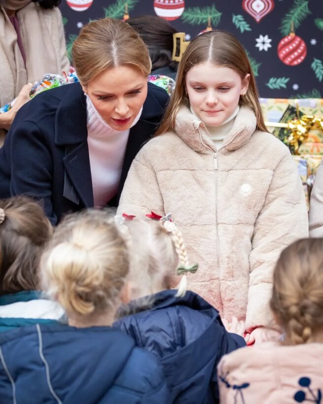 Княгиня Шарлен и принцесса Габриэлла