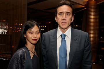 Nicolas Cage and his fifth wife, Riko Shibata, came out together for the first time