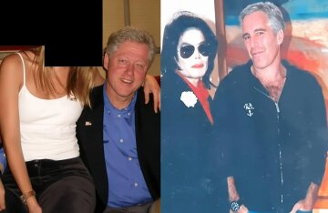 A portrait of Bill Clinton in a Monica Lewinsky dress, Michael Jackson, and Mick Jagger: New photos from the files of billionaire pedophile Jeffrey Epstein have been published.