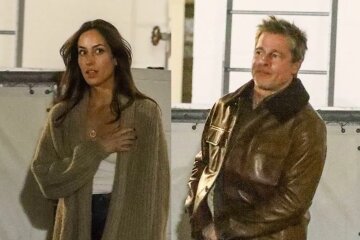 Brad Pitt visited an exhibition in Beverly Hills with Ines de Ramon