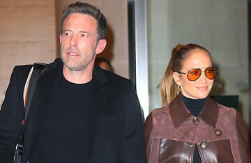 Jennifer Lopez and Ben Affleck were filmed in New York after the premiere of the film "The Last Duel"