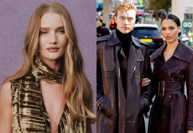 London Fashion Week: Rosie Huntington-Whiteley, Barry Keoghan, Iris Law, Lucky Blue and Nara Smith at Burberry