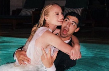 Sophie Turner and Joe Jonas shared previously unreleased photos from the wedding in honor of the anniversary