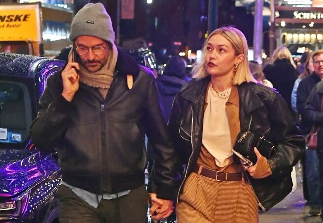 Gigi Hadid and Bradley Cooper hold hands on a date in New York