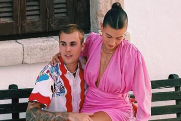 Justin and Hailey Bieber are on vacation in Greece