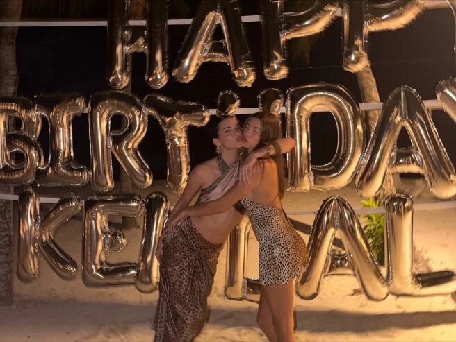 Кендалл Дженнер и Хейли Бибер