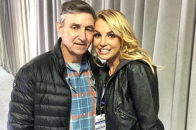 Britney Spears with Father Jamie