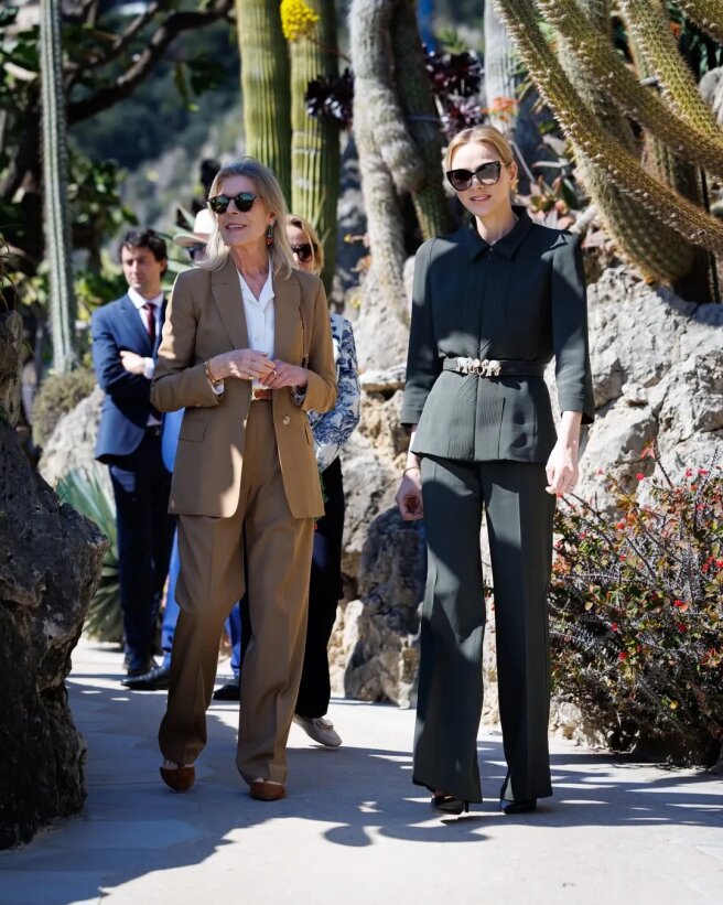 Принцесса Каролина и княгиня Шарлен