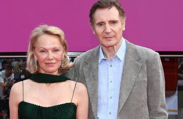 Pamela Anderson has confirmed her romance with Liam Neeson for the first time and revealed details of their relationship.