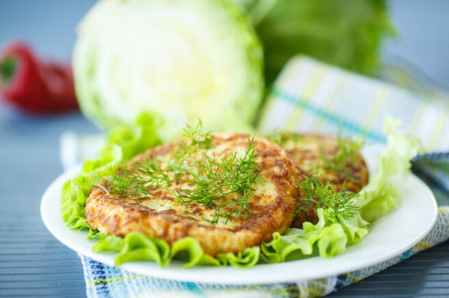 Cabbage fritters