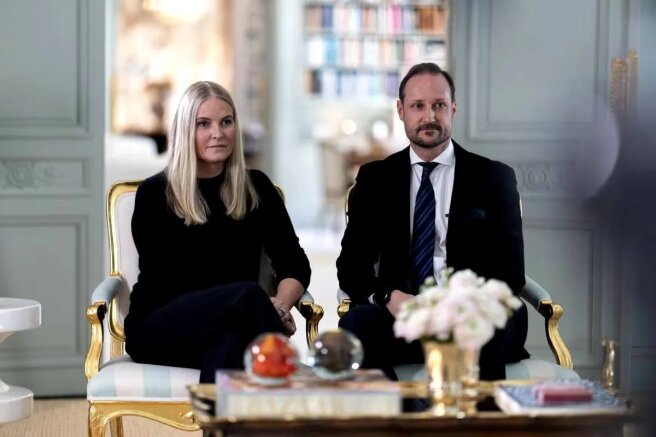 Кронпринцесса Норвегии Метте-Марит и кронпринц Хокон