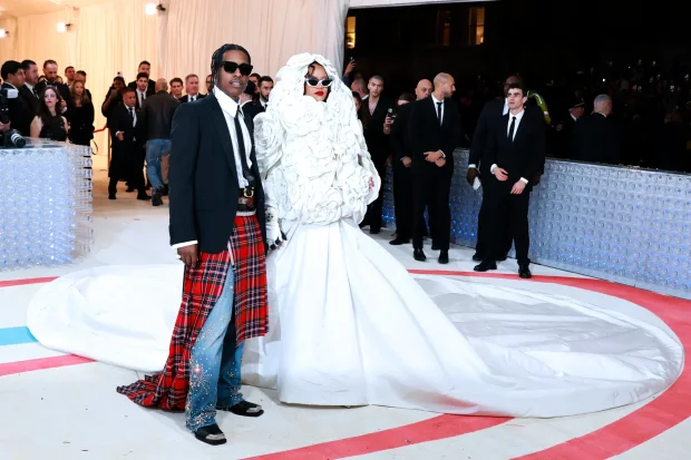 Рианна и A$AP Rocky на Met Gala — 2023