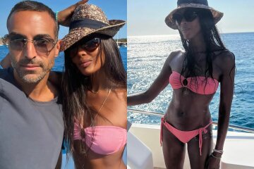 Naomi Campbell Holidays in Ibiza With Alleged Multimillionaire Boyfriend and Daughter