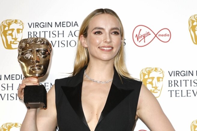 Jodie Comer, Olivia Colman at the BAFTA Television Awards