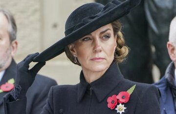 Kate Middleton attended the Armistice Day memorial service.