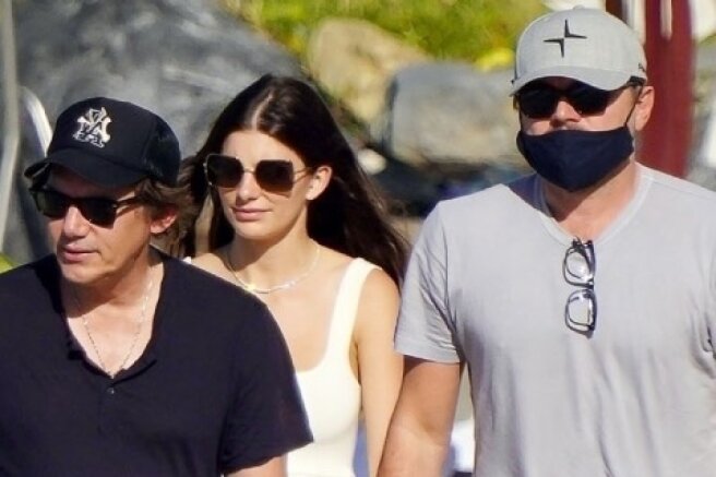 Leonardo DiCaprio is vacationing on Saint Bart with Camila Morrone and his best friend