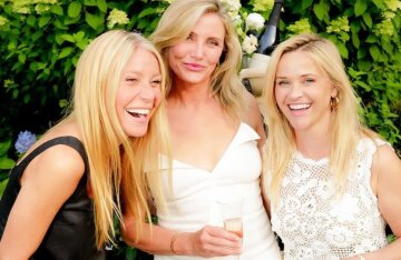 Reese Witherspoon, Cameron Diaz and Gwyneth Paltrow Party in the Hamptons