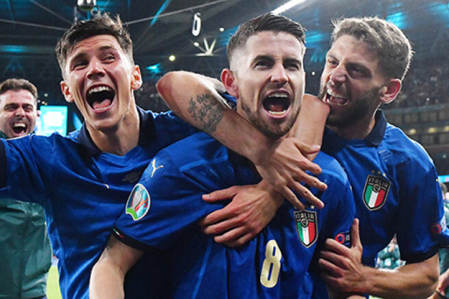 The Italian national team won the European Football Championship, beating England on penalties