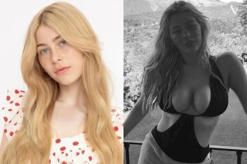 Claudia Schiffer's 20-year-old daughter shows off her figure in a swimsuit