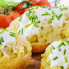 Baked stuffed potatoes: the original recipe of Grigory Herman