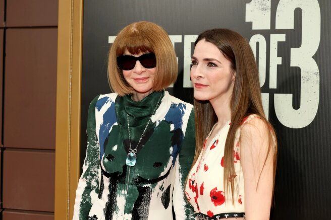 Анна Винтур с дочерью