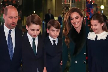 Kate Middleton and Prince William attended Christmas service with their children.