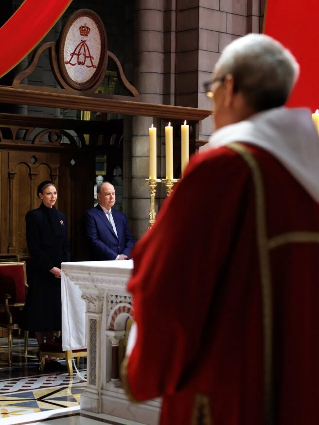 Княгиня Шарлен и князь Альбер II